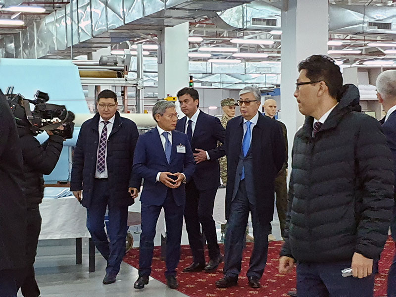 Президент Казахстана посетил Шымкент