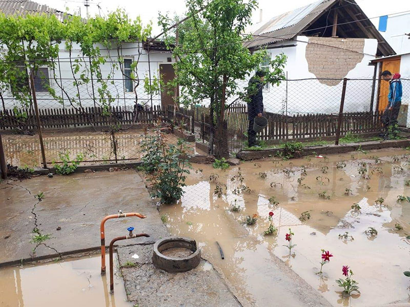 Дождевые осадки в районах Туркестанской области натворили дел