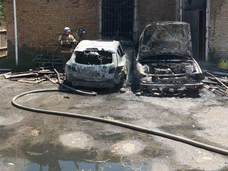 Автомобили стали часто гореть в Шымкенте