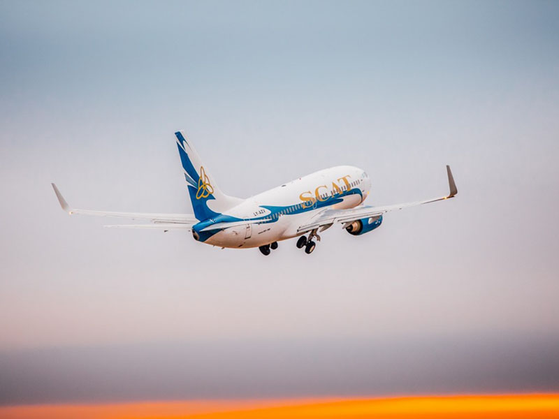 Авиакомпания SCAT меняет маршруты из-за ситуации в Персидском Заливе