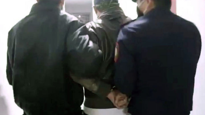 Видео задержания Руслана Жанпеисова распространила полиция Шымкента