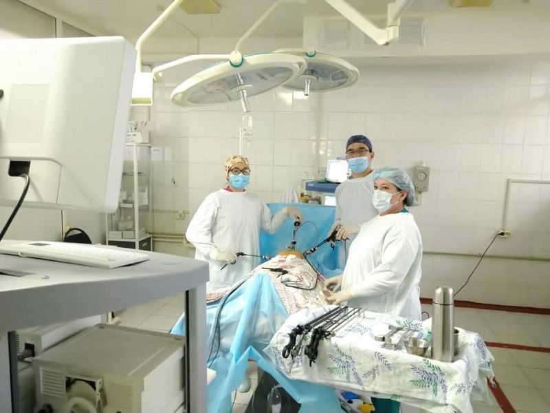 Больных раком оперируют методом лапароскопии в Шымкенте