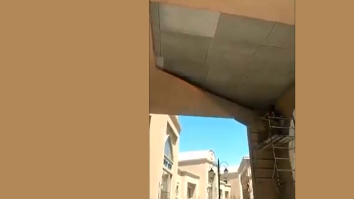 Видео падающего потолка «Керуен-сарая» в Туркестане возмутило казахстанцев
