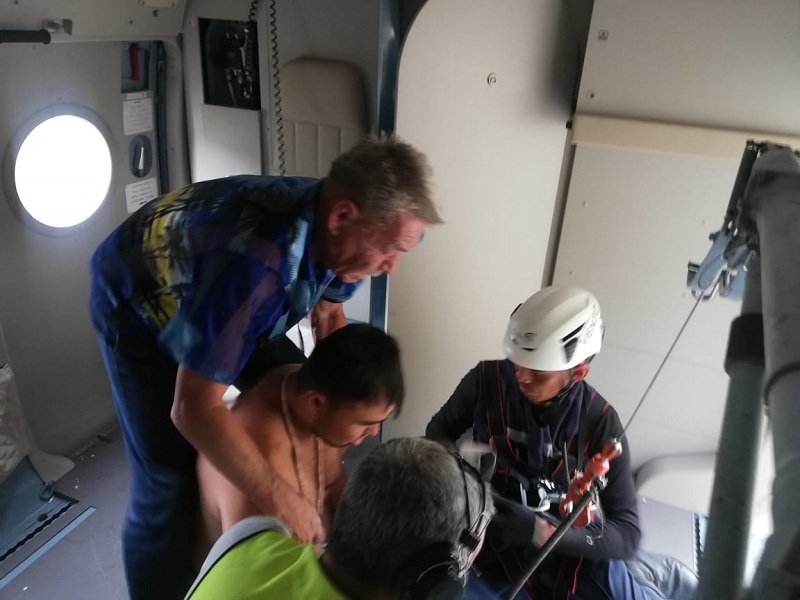 В Туркестанской области спасатели эвакуировали трех человек