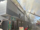Крыша кафе "Крокус" сгорела в Шымкенте