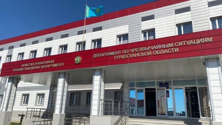 В Туркестанской области открыты новое здания ДЧС и пожарная часть