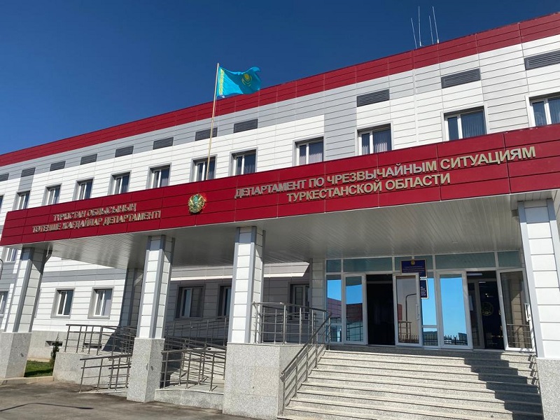 В Туркестанской области открыты новое здания ДЧС и пожарная часть