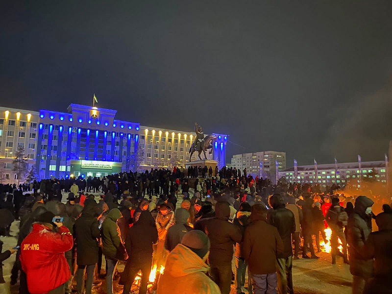 Хронология событий по беспорядкам в Алматы