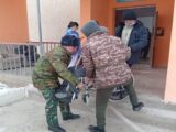 В Туркестанской области при пожаре эвакуировано 57 человек