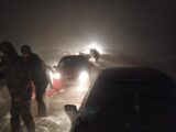 53 машины застряли в снегу в Туркестанской области