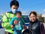 Полицейские Туркестанской области нашли пропавшую 3-летнюю девочку