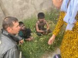 2 детей из горящего подвала спасли пожарные в Шымкенте