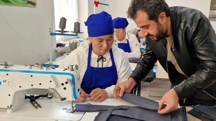 Швейный цех открыло шардаринское общество инвалидов