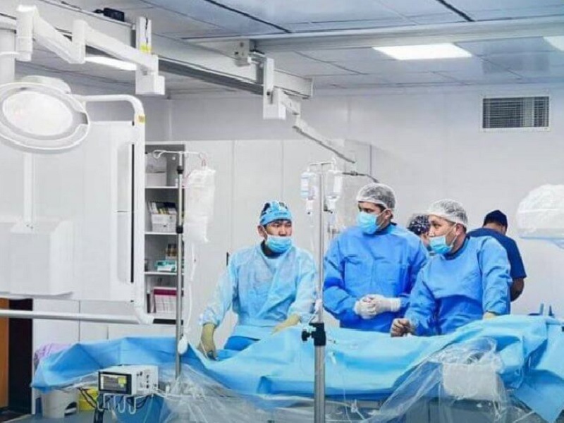 В Туркестане в первые проведена операция на сосудах головного мозга