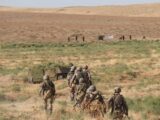 Военнослужащие защитили поселок «Дарбаза» от условного противника в Туркестанской области