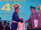 В Шымкенте военнослужащие отметили 40 лет со Дня образования части