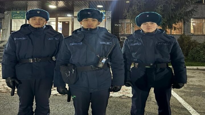 Как гвардейцы в Алматы задержали подозреваемого в краже