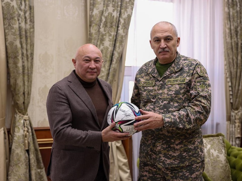 Казахстанская федерация футбола и министерство обороны подписали соглашение о сотрудничестве