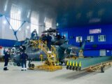 В авиации войсковой части 65229 проводятся 100 часовые регламентные работы на вертолете МИ-35М