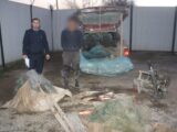 200 метров рыболовных сетей изъяли у браконьера в Туркестанской области