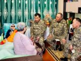 В Конаеве поздравили почетную жительницу-ветерана Великой Отечественной войны