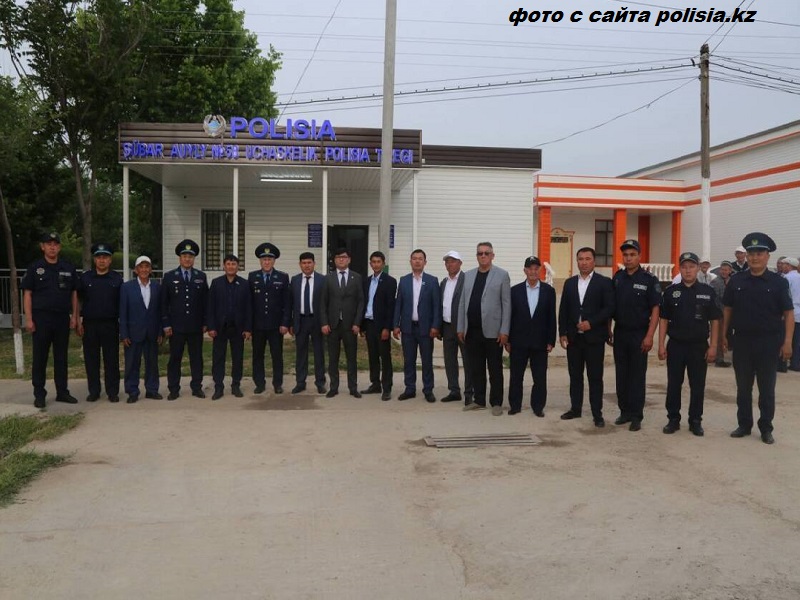Новые участковые пункты открыты в Туркестанской области