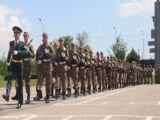 170 солдат в Шымкенте привели к воинской присяге