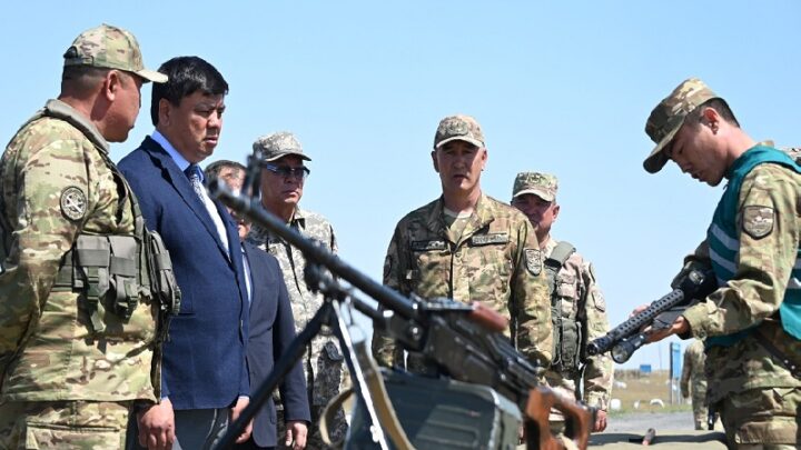 «Арыс-2025»: в Туркестанской области прошли учения бригады территориальной обороны