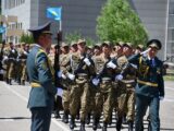 Призванные из шести регионов солдаты в Шымкенте приняли присягу