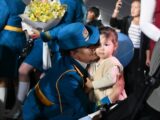 Участницы парада Победы в Астане вернулись в Шымкент