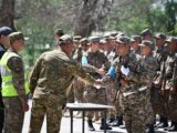 В Шымкенте 80 военнообязанных дали клятву на верность Родине