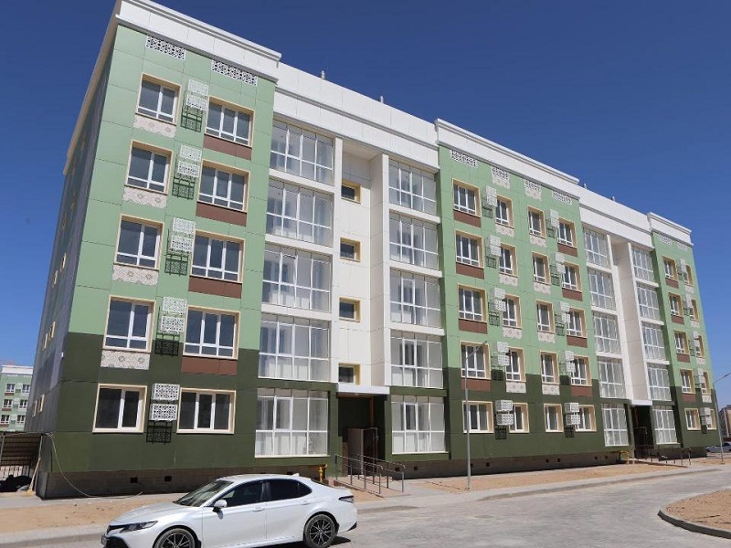 20 жилых домов строят в Туркестане