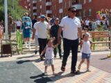 В военном городке Шымкента открыли место для игр и спорта