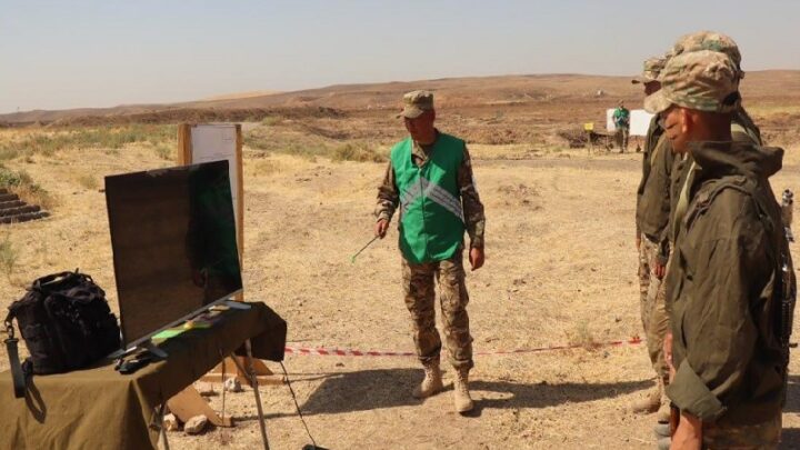 На полигоне «Дарбаза» начались боевые стрельбы отделений