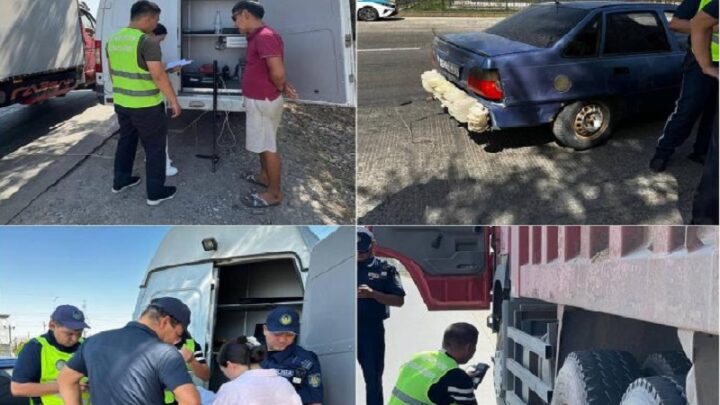 Выбросы автомобилей в Шымкенте проверили экологи