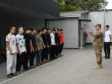 Первую команду призывников из Шымкента отправили в армию