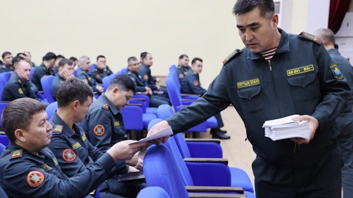 В Главном командовании Национальной гвардии прошло диагностическое тестирование по системе Qaztest