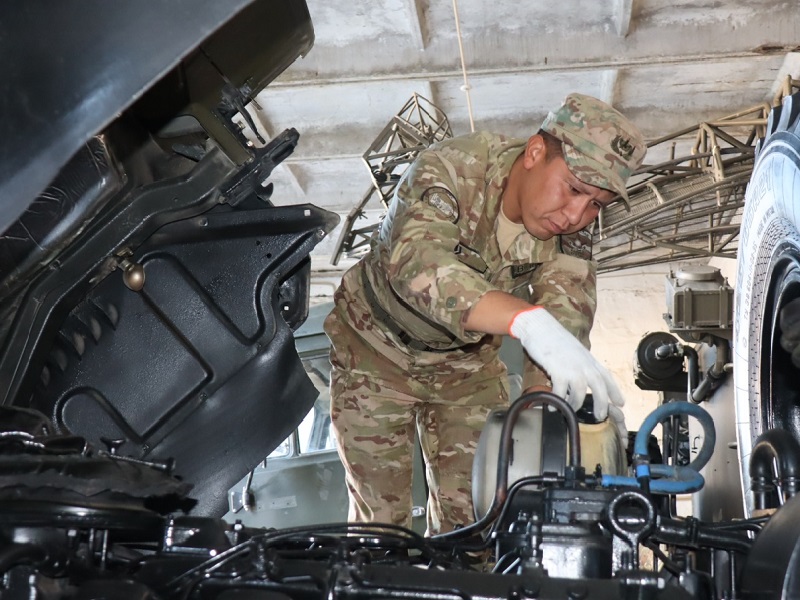 Техника бригады ПВО в Шымкенте готова к зиме