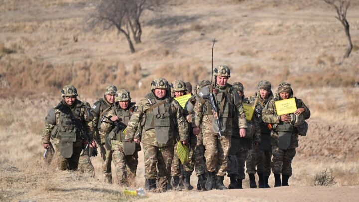 Шымкентская механизированная бригада отработала боевую готовность