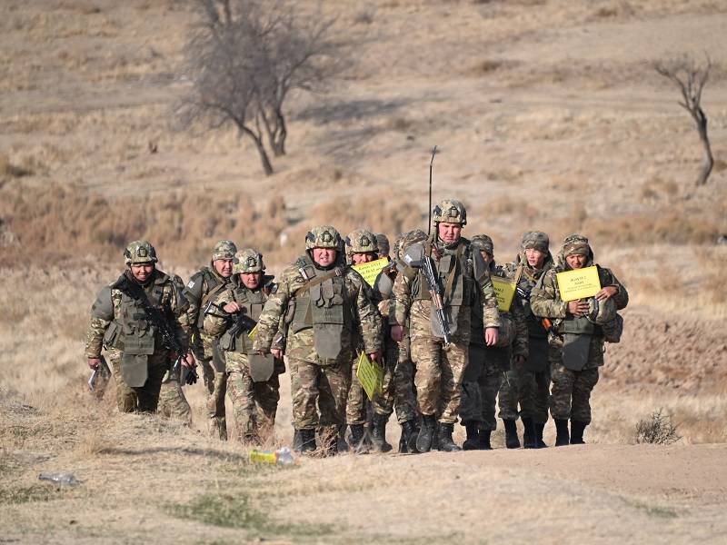 Шымкентская механизированная бригада отработала боевую готовность