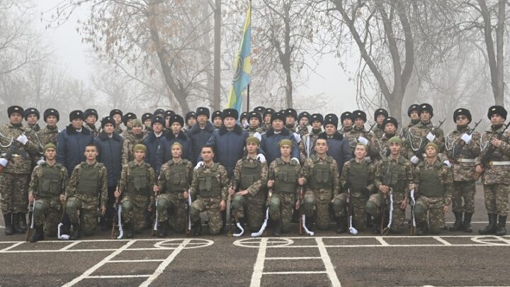 В Шымкенте новобранцы бригады ПВО приняли присягу