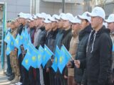 В Шымкенте прошла церемония провода призывников