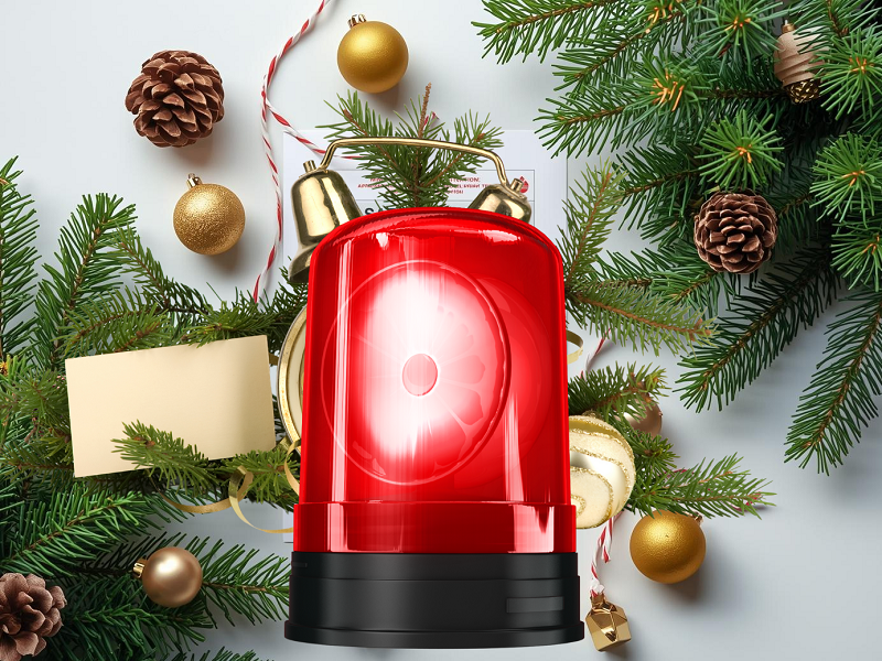 МЧС подготовил чек-лист пожарной безопасности при установке новогодних ёлок