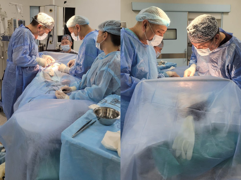 Крупную опухоль у 4-летнего ребенка удалили врачи в Шымкенте