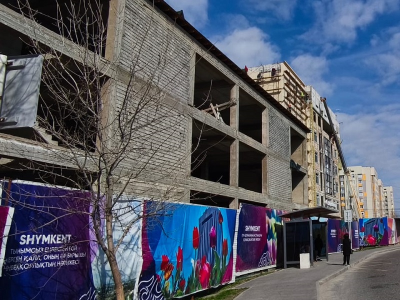 При строительстве пятиэтажного общежития игнорируют Генплан Шымкента