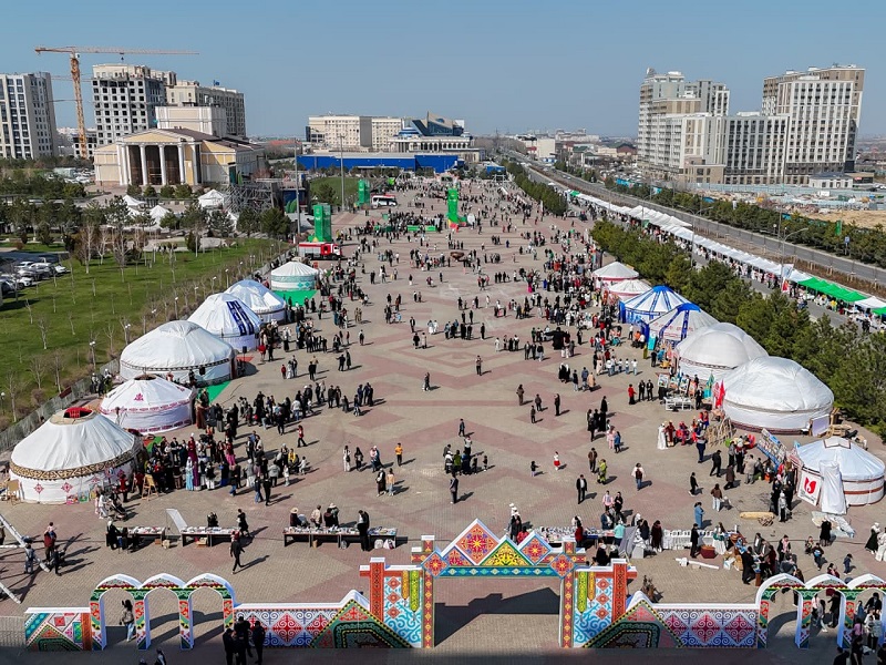 Маштабные гуляния в честь Наурыза прошли в Шымкенте