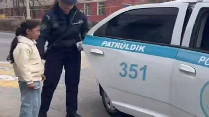 Полиция Туркестанской области оперативно нашла потерявшихся детей