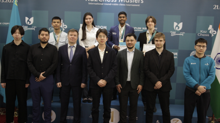 13-летний казахстанец обыграл гроссмейстера в Шымкенте