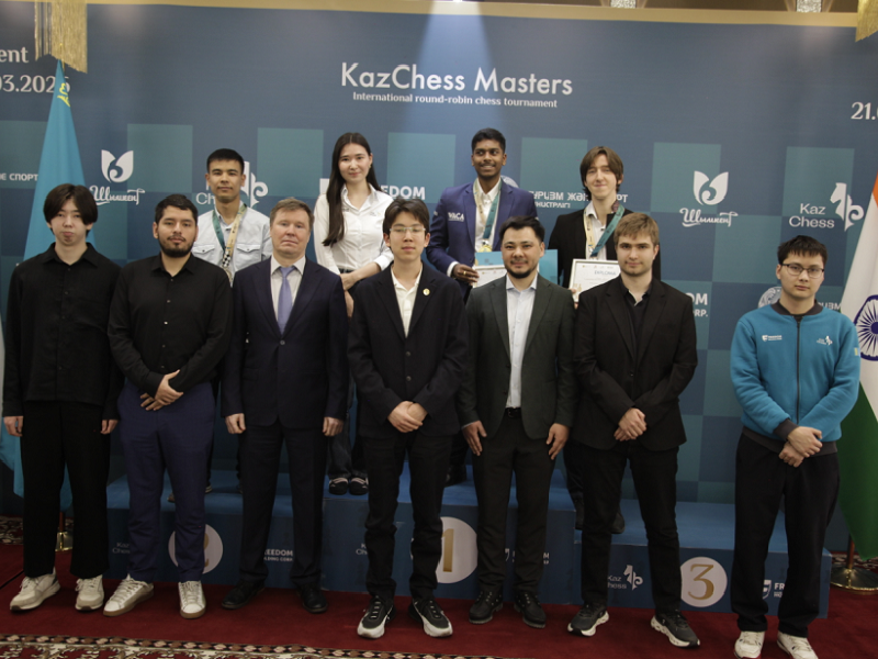 13-летний казахстанец обыграл гроссмейстера в Шымкенте