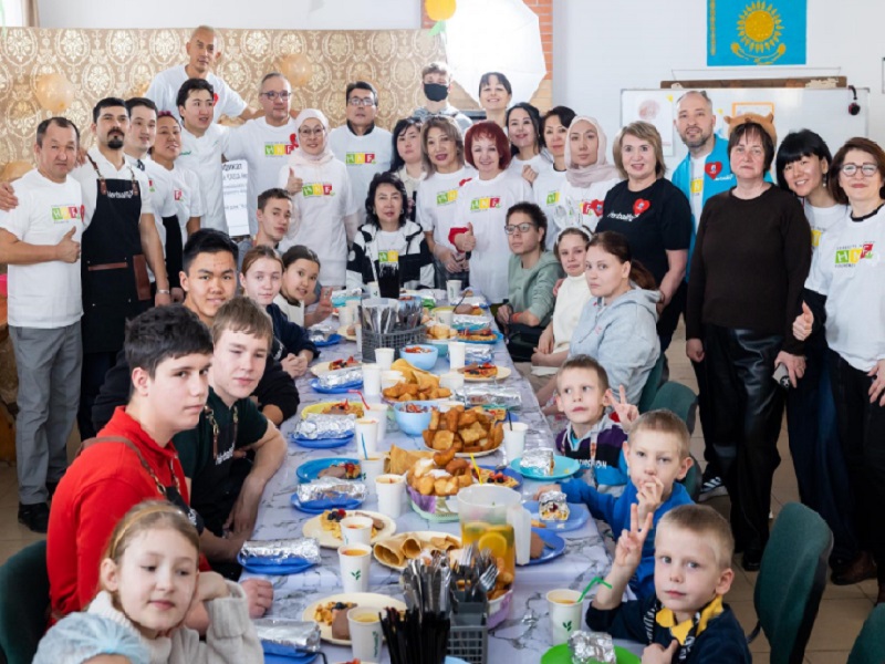 В центре поддержки детей «Ковчег» установили новую кухню